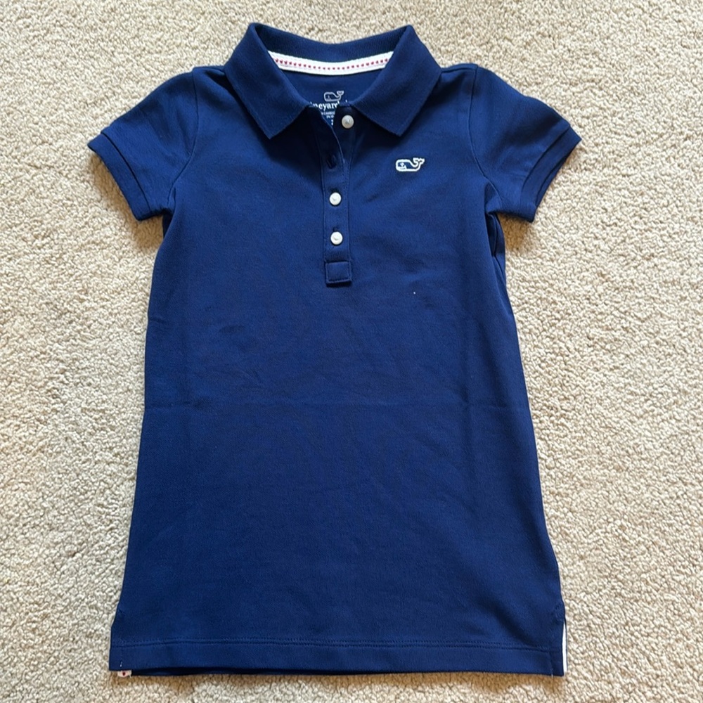 Navy blue polo dress vineyard vines
